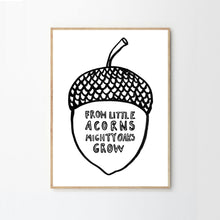 Load image into Gallery viewer, Acorn Art Print