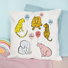 Load image into Gallery viewer, Animal With Balloons Cushion