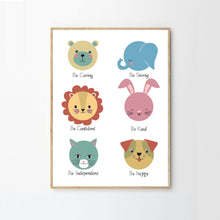 Load image into Gallery viewer, Colourful Animal Personality Print