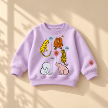 Load image into Gallery viewer, Animal Balloon Be Brave Be Strong Be Kind Sweatshirt