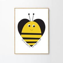 Load image into Gallery viewer, Personalised Bee Print