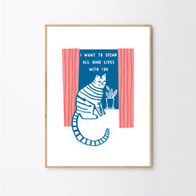 Load image into Gallery viewer, Cat In Window Print