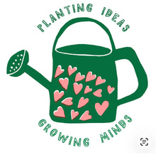 Load image into Gallery viewer, Planting Ideas, Growing Minds Teacher Tote Bag