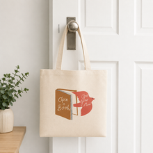 Load image into Gallery viewer, Open A Book Open your Mind Personalised Tote Bag