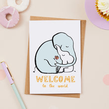 Load image into Gallery viewer, Welcome To The World New Baby Card
