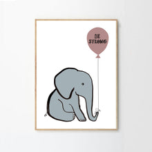 Load image into Gallery viewer, Elephant Balloon Print