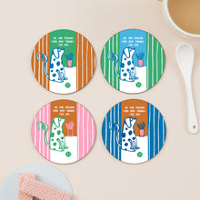 Load image into Gallery viewer, Dog Friend Set of Four Coasters