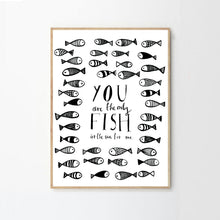 Load image into Gallery viewer, 'You Are The Only Fish For Me’ Print