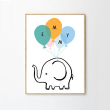 Load image into Gallery viewer, Flying Elephant Print
