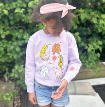 Load image into Gallery viewer, Animal Balloon Lilac Sweatshirt