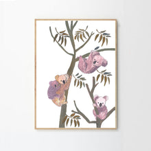 Load image into Gallery viewer, Koala Family Art Print