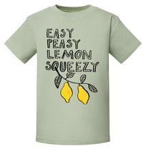 Load image into Gallery viewer, Easy Peasy Lemon Sage Green T-shirt