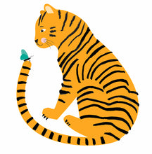 Load image into Gallery viewer, Tiger Friend Sagre Green T-shirt