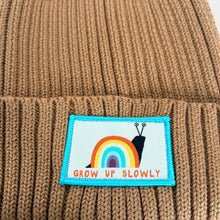 Load image into Gallery viewer, Grow Up Slowly Junior Beanie