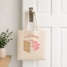 Load image into Gallery viewer, Open A Book Open your Mind Tote Bag