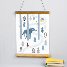 Load image into Gallery viewer, Little Red Riding Hood Print