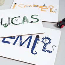 Load image into Gallery viewer, Personalised Children's Placemat