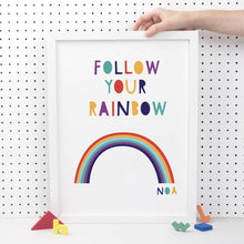 Load image into Gallery viewer, Follow Your Own Rainbow Print