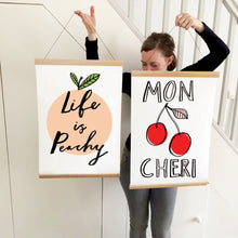 Load image into Gallery viewer, Life Is Peachy Art Print