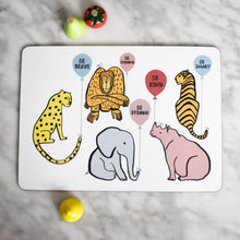 Load image into Gallery viewer, Animal Balloon Children's Placemat
