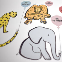 Load image into Gallery viewer, Animal Balloon Children's Placemat