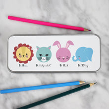 Load image into Gallery viewer, Animals Personalities Children's Pencil Case