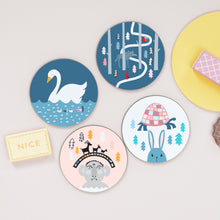 Load image into Gallery viewer, Classic Fables Set Of Four Coasters