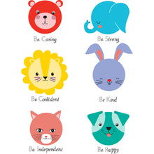 Load image into Gallery viewer, Colourful Animal Personality Print