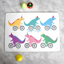 Load image into Gallery viewer, Cycling Dinosaurs.. Children's Mug