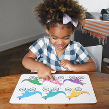Load image into Gallery viewer, Cycling Dinosaurs Children's Placemat