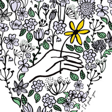 Load image into Gallery viewer, Floral Heart Print