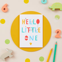Load image into Gallery viewer, Hello Little One New Baby Card