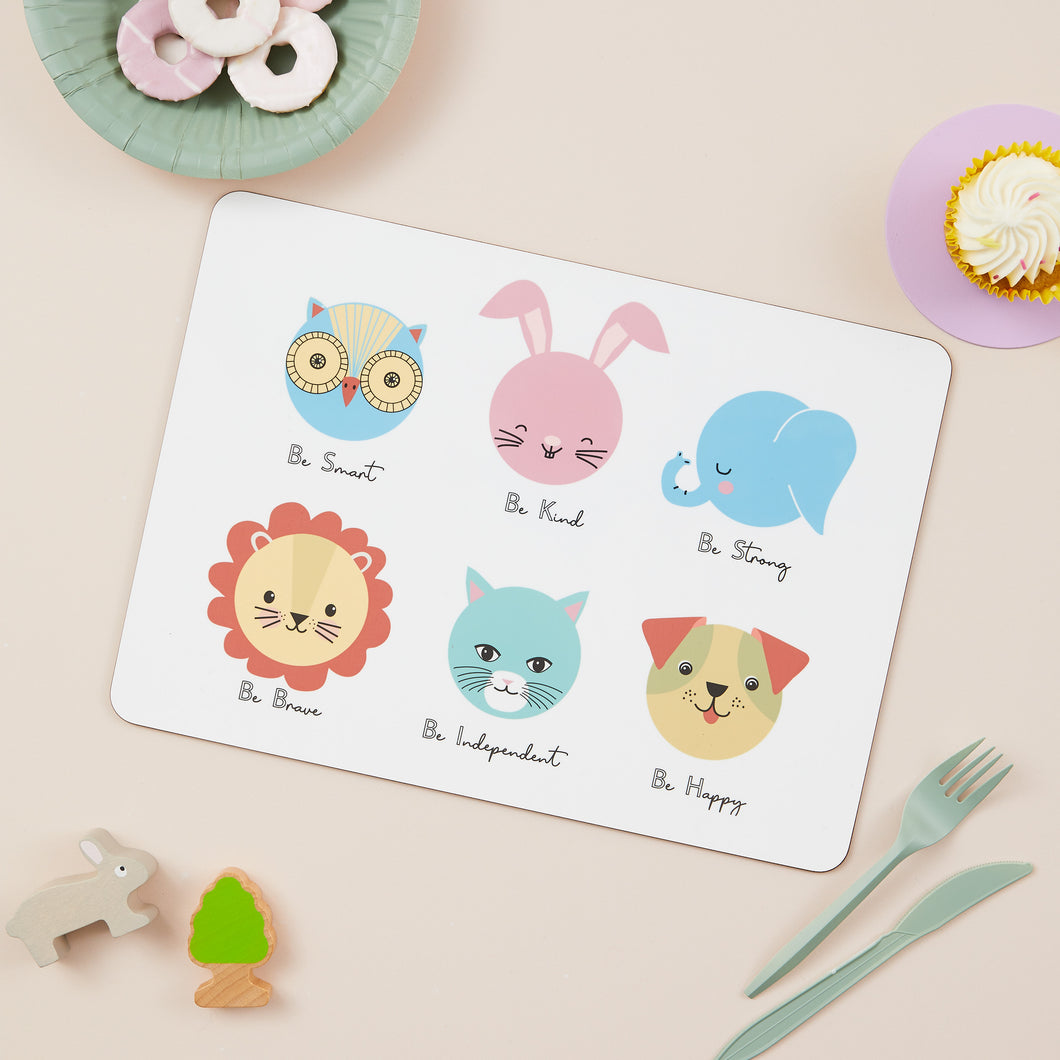 Be Kind Be Brave Be Strong… Placemat