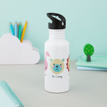 Load image into Gallery viewer, Be Kind Be Strong Be Brave... Animal Water Bottle