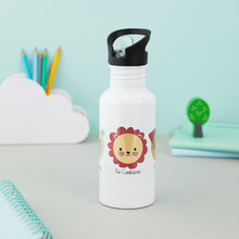 Load image into Gallery viewer, Be Kind Be Strong Be Brave... Animal Water Bottle
