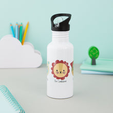 Load image into Gallery viewer, Be Kind Be Strong Be Brave... Animal Water Bottle