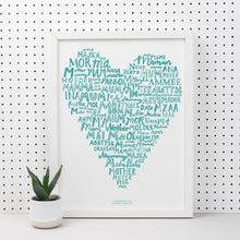 Load image into Gallery viewer, Mum Means Love In Every Language Print