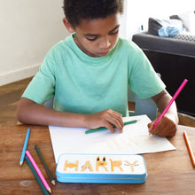 Load image into Gallery viewer, Children's Personalised Name Pencil Case - Various Colours