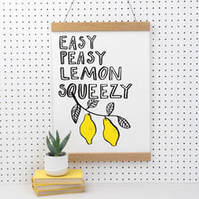 Load image into Gallery viewer, Easy Peasy Lemon Sqeezy Art Print