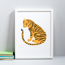 Load image into Gallery viewer, Tiger Friend Personalised Print