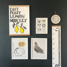 Load image into Gallery viewer, Easy Peasy Lemon Sqeezy Art Print