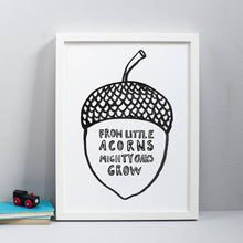 Load image into Gallery viewer, Acorn Art Print