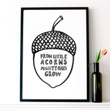 Load image into Gallery viewer, Acorn Art Print
