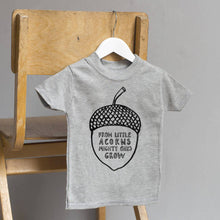 Load image into Gallery viewer, Little Acorn Grey T Shirt
