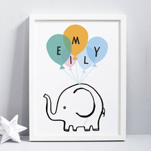Load image into Gallery viewer, Flying Elephant Print