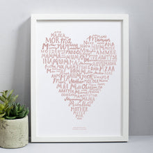 Load image into Gallery viewer, Mum Means Love In Every Language Print