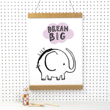 Load image into Gallery viewer, Dream Big Elephant Print