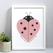 Load image into Gallery viewer, Personalised Ladybird Print