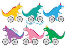 Load image into Gallery viewer, Cycling Dinosaurs.. Children's Mug