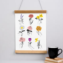 Load image into Gallery viewer, Say It With Flowers Floriography Print